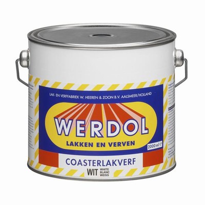 WERDOL COASTERLAKVERF 2 ltr.  STUK