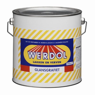 WERDOL GLANSGRAFIET 4 ltr.  STUK