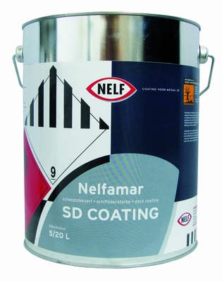 NELFAMAR SD COATING ROODBRUIN, 5 ltr.  5 LITER