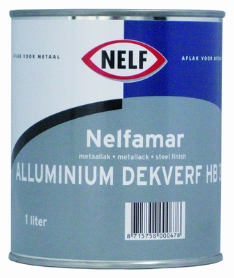 NELFAMAR ALUMINIUM DEKVERF HB300, 1 ltr.  1 LITER