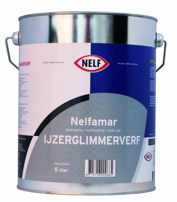 NELFAMAR IJZERGLIMMERVERF MP-100 STND-KLEUR, 5 ltr.  5 LITER