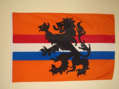 VLAG ORANJE NEDERLAND 100 X 150 CM  STUK