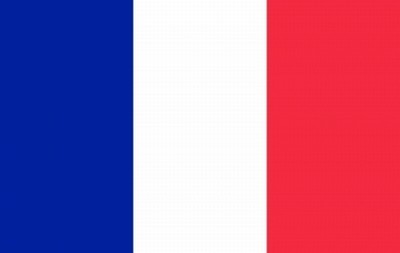 VLAG FRANKRIJK      20 X 30 CM  STUK