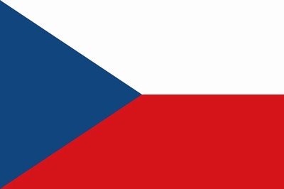 VLAG TSJECHIE        70X100 CM  STUK