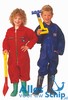 KINDER OVERALL KORENBLAUW RITS  98 STUK